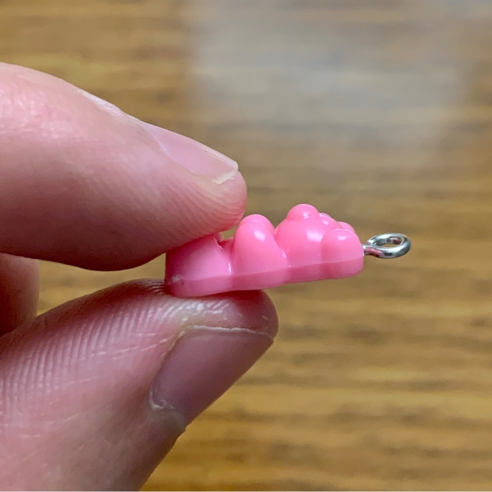 Pink Gummy Bear Charm Pendant - Picture 5 of 8